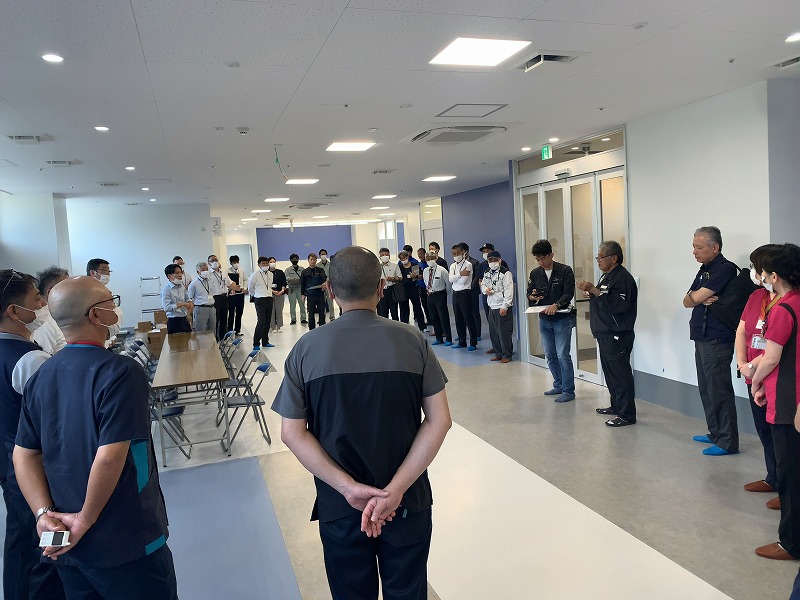 スタッフの皆さんによる現場確認